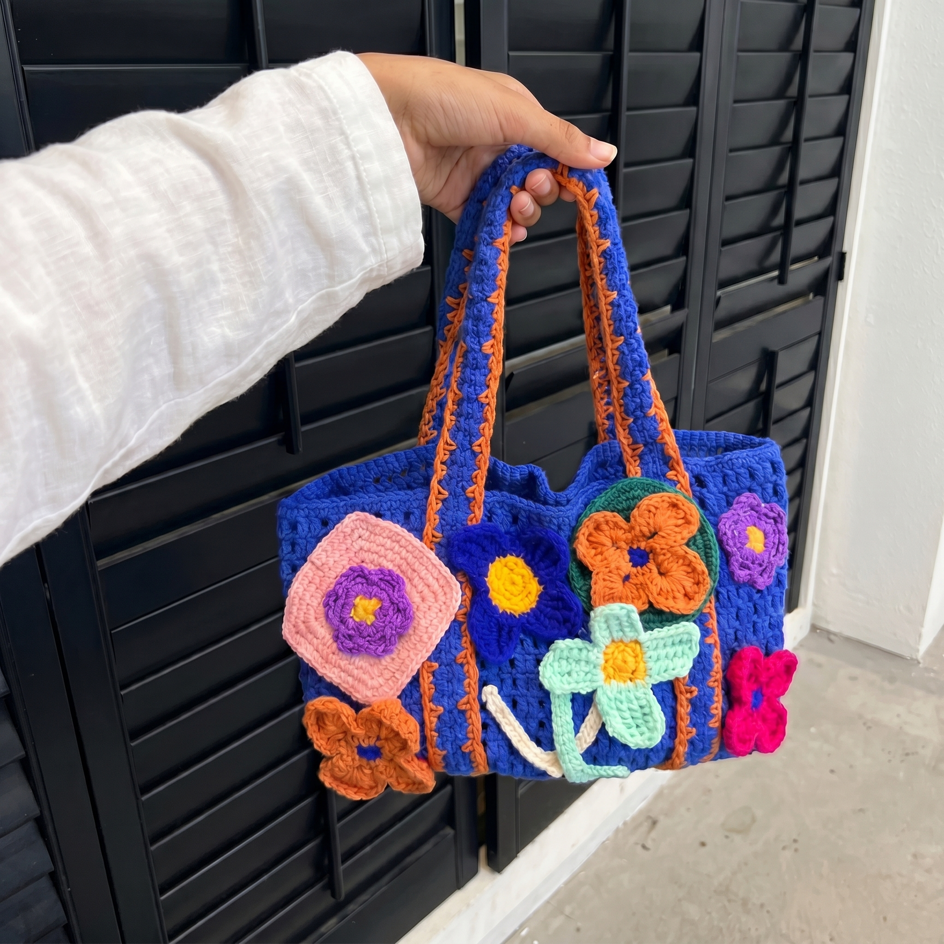 Flower Jam tote bag