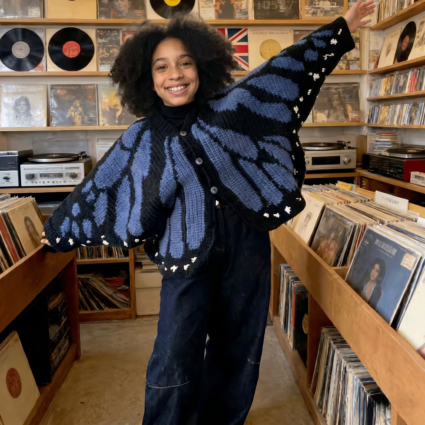Butterfly cardigan
